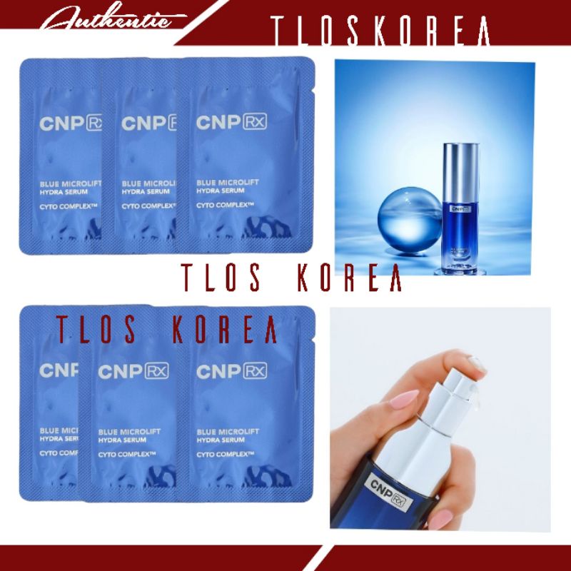 GóI Sample Tinh Chất CấP NướC, PhụC HồI Da Blue Microlift Hydra Cnp(Rx) Serum 1Ml