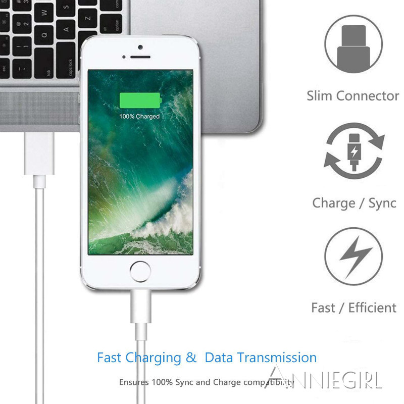 Dây cáp sạc USB Lightning chứng nhận MFi cho Iphone 11/11 Pro/11 Max/X/Xs Max/Xr/8+/7/6/Se Ipad/Ipad Air/Mini 5/4/3/2