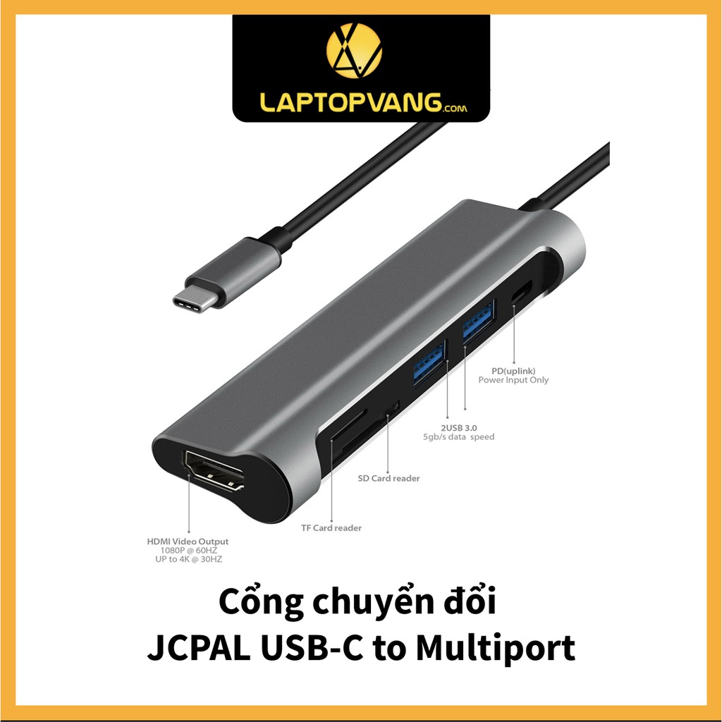 Cổng chuyển đổi JCPAL Multiport 6in1