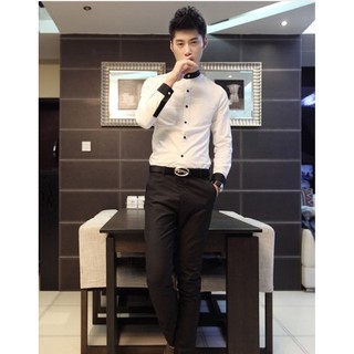 SƠ Mi TRẮNG VIỀN ĐEN