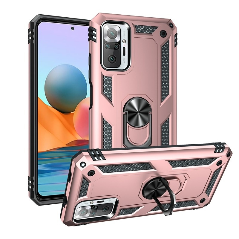 Ốp điện thoại kèm móc xỏ ngón nam châm thích hợp cho Xiaomi Redmi Note 9S 8 7 Pro Max 9T 9A 9C Mi 10T 9T K20 Pro