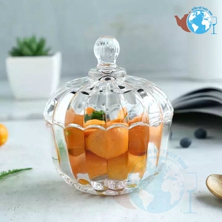 Tết-bộ 4 thố mứt thủy tinh pha lê trái bí deli dstg2030-1