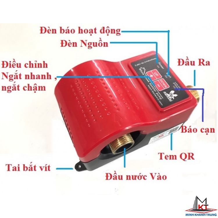 Máy Bơm Tăng Áp Mini 24v AWASHI Nhật Bản - Chính Hãng 100%