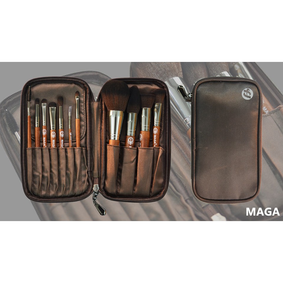 Bộ Cọ Trang Điểm Cao Cấp MAGA 12 Cây