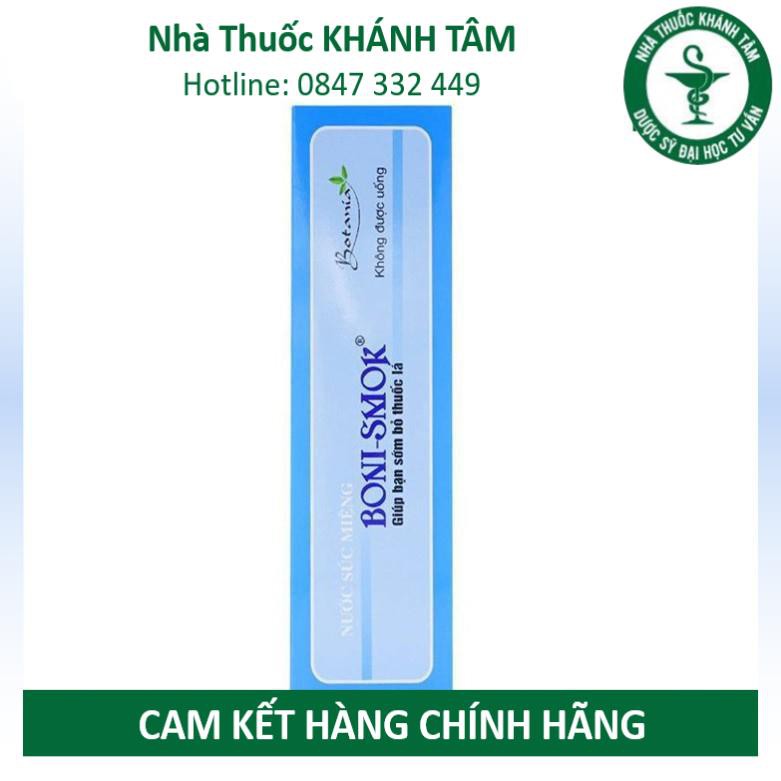 ! Nước súc miệng Boni Smok - Nước súc miệng cai thuốc lá [BoniSmok] ! !