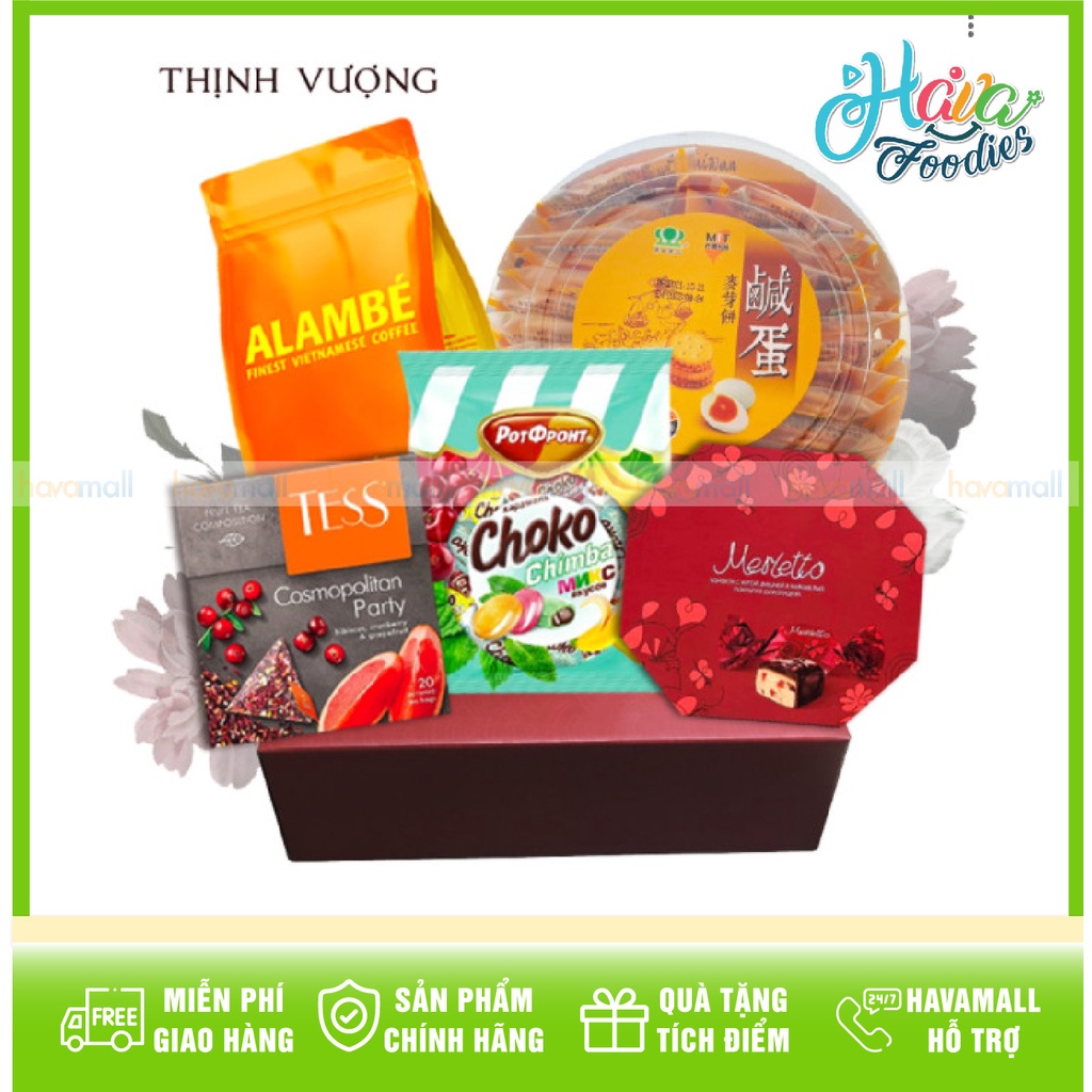 [HÀNG CHÍNH HÃNG] Set Quà Tết THỊNH VƯỢNG - Hộp 6 Sản Phẩm