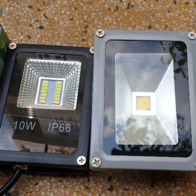 Đèn Pha led 10w chiếu sáng bảng hiệu, cây cành