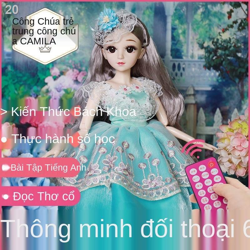 ▩Đồ chơi búp bê barbie cô gái 60 cm 10 tuổi bộ công chúa học sinh tiểu giá rẻ có thể nháy mắt và cử động các khớp