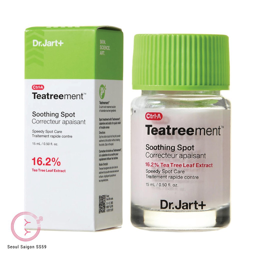 CHẤM MỤN TRÀM TRÀ DR.JART TEATREEMENT SOOTHING SPOT 15ML CHÍNH HÃNG - 7090