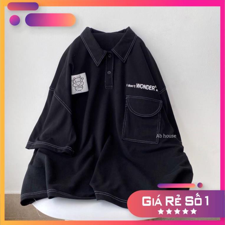 [BIG SALE] Áo Polo Form Rộng THOM Nam Nữ Ulzzang Hàn Quốc(Ảnh Thật/Có Sẵn)