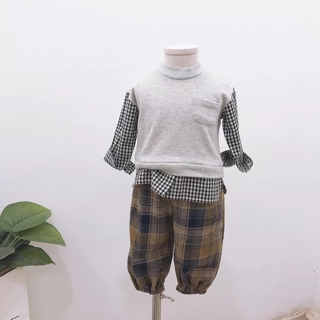 Quần dài thô đũi mùa hè cho bé