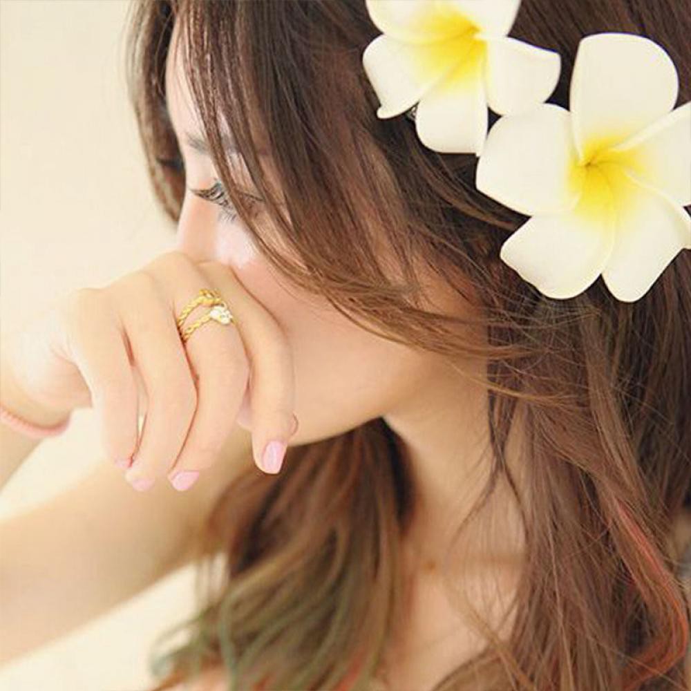 Kẹp tóc hoa sứ phong cách Bohemian