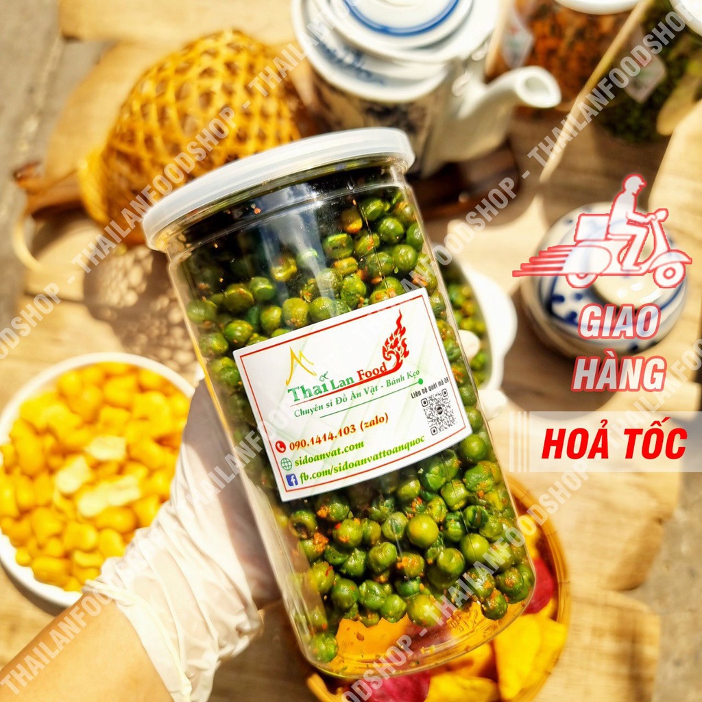 Đậu Hà Lan Tỏi Ơt Lon 300gram