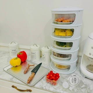 lồng bàn giữ nhiệt 5 tầng