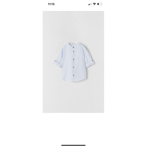 Sơ mi cộc tay Zara cho bé trai săn sale