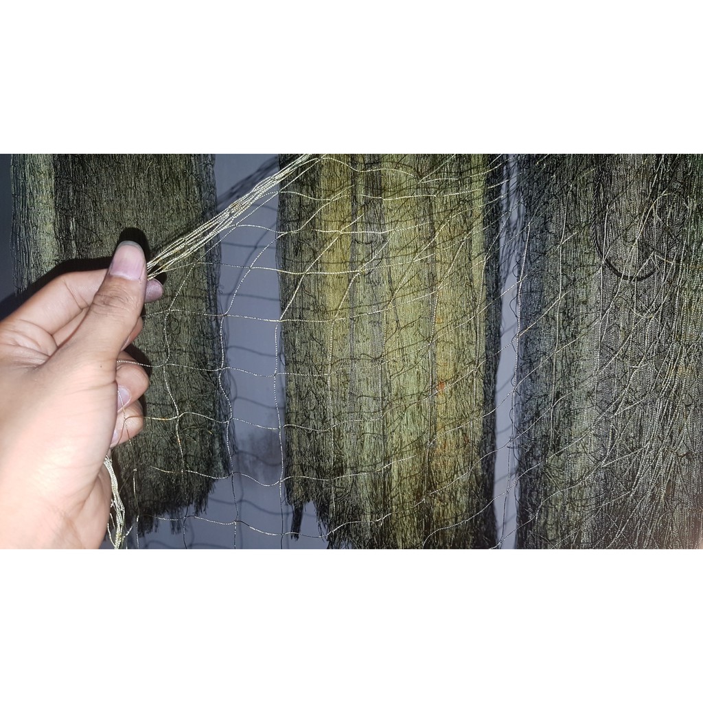 5 tay lưới bẫy rắn 4 phân dài 50 mét cao 50cm  bắt rắn từ 5 lạng tới 2kg đã nhuộm màu tàng hình