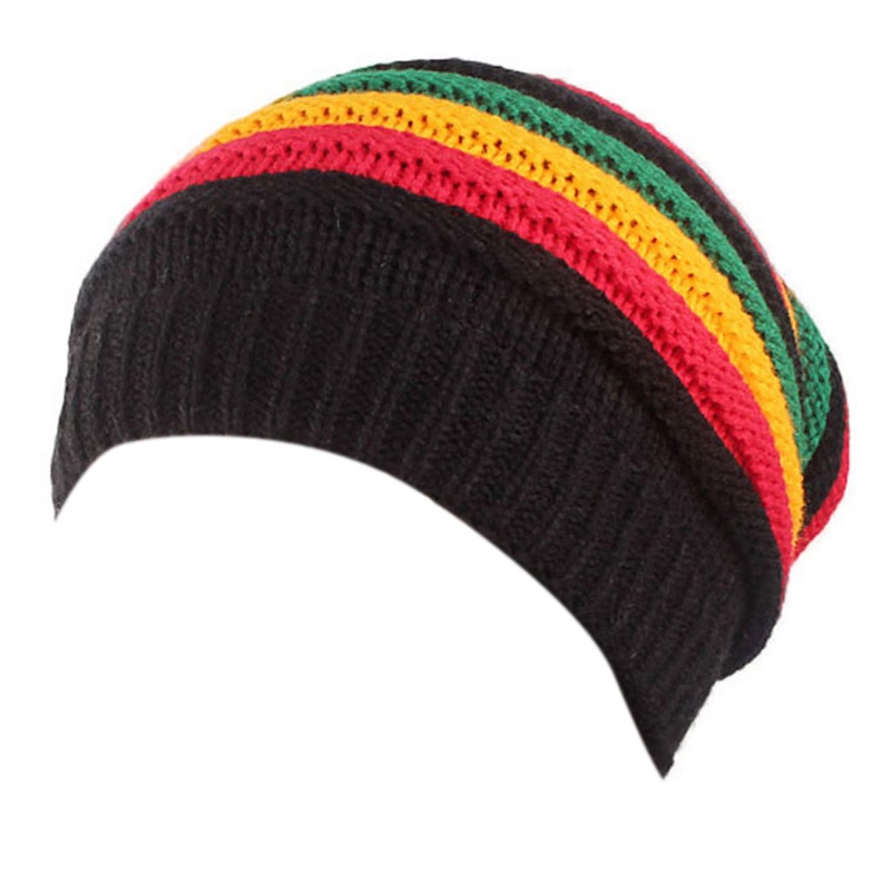 Mũ beanie Sọc Cầu Vồng Unisex Mới