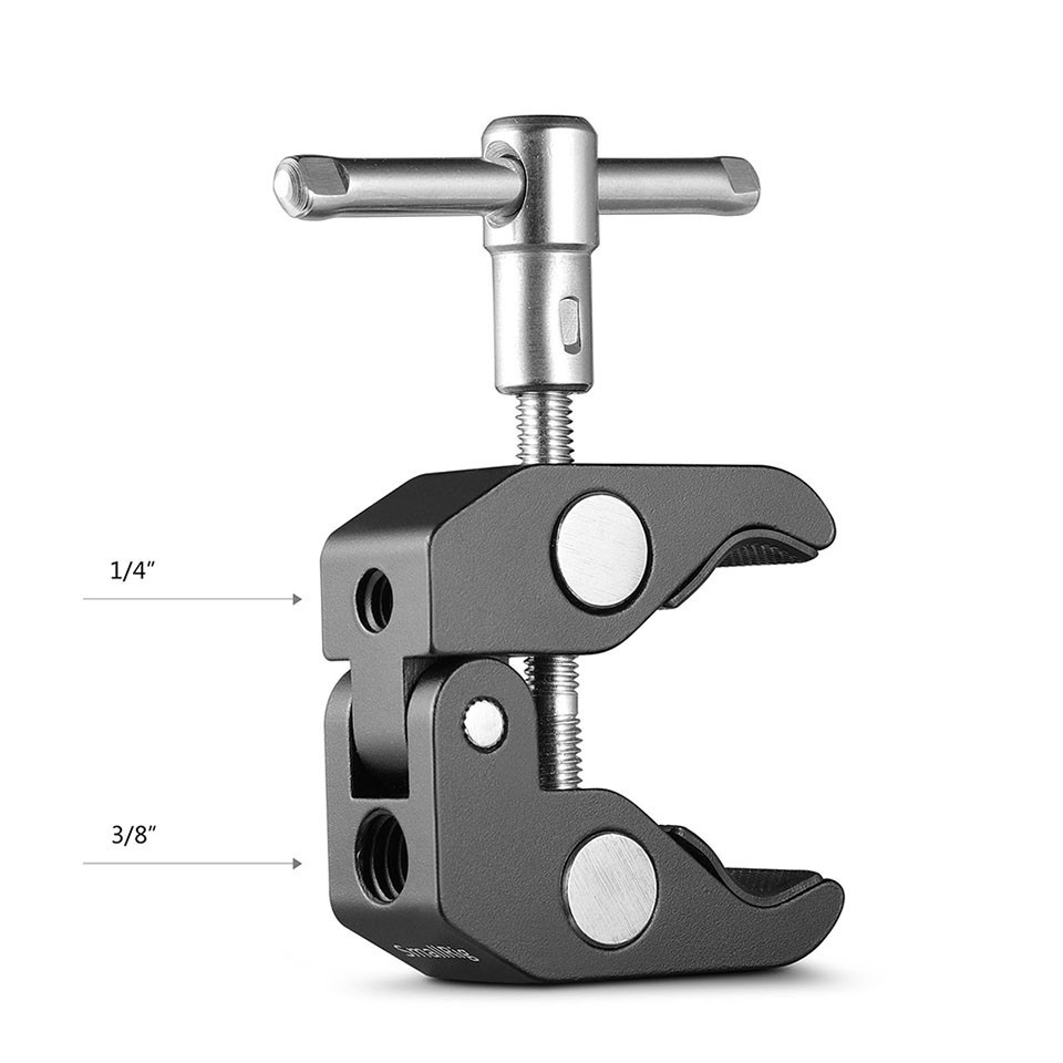 Kẹp siêu nhỏ SmallRig Super Clamp with 14 and 38 Thread  2058