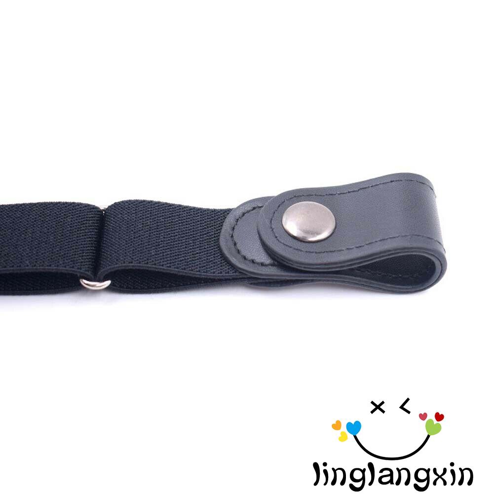 LLX-Dây thắt lưng không khóa co giãn tiện lợi cho nam nữ
