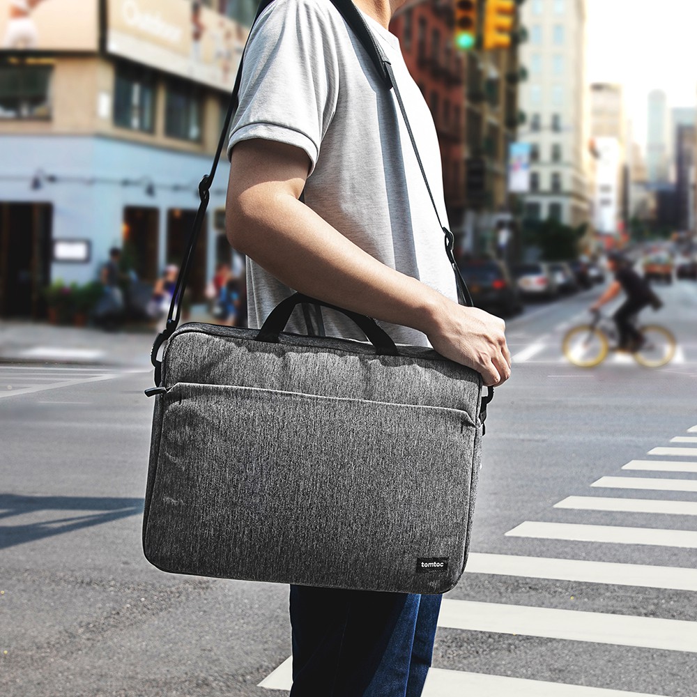 TÚI XÁCH TOMTOC (USA) SHOULDER BAG FOR ULTRABOOK 13&quot;/15&quot; GRAY