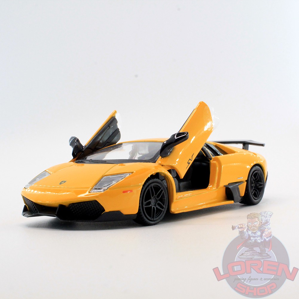 Mô hình ô tô kim loại Lamborghini Murciélago lp670-4 SV tỷ lệ 1:36, siêu xe đồ chơi chạy cót lorenshop