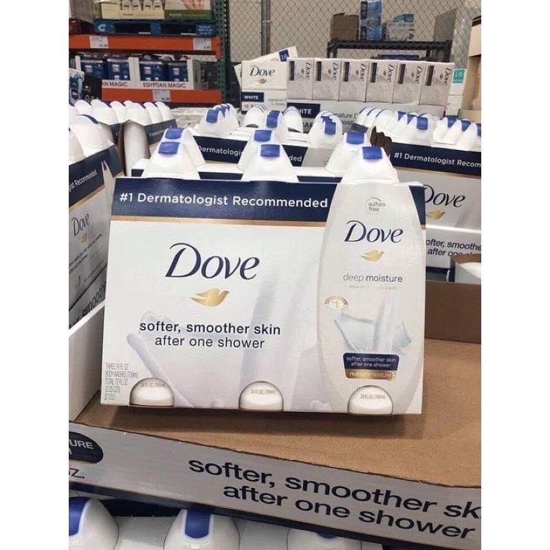 Sữa tắm dưỡng ẩm Dove Deep Moisture Bodywash 709ml