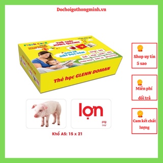 [Hà Nội] Bộ 100 thẻ học thông minh cho bé khám phá thế giới xung quanh khổ A5 (15x21cm) có 14 chủ đề và nhiều hình ảnh