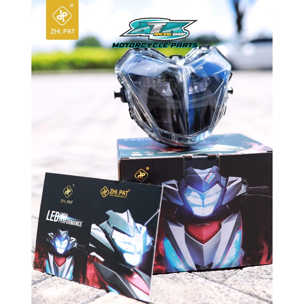 Choá đèn pha led 2 tầng Zhi.pat dành cho xe winner v1 siêu sáng