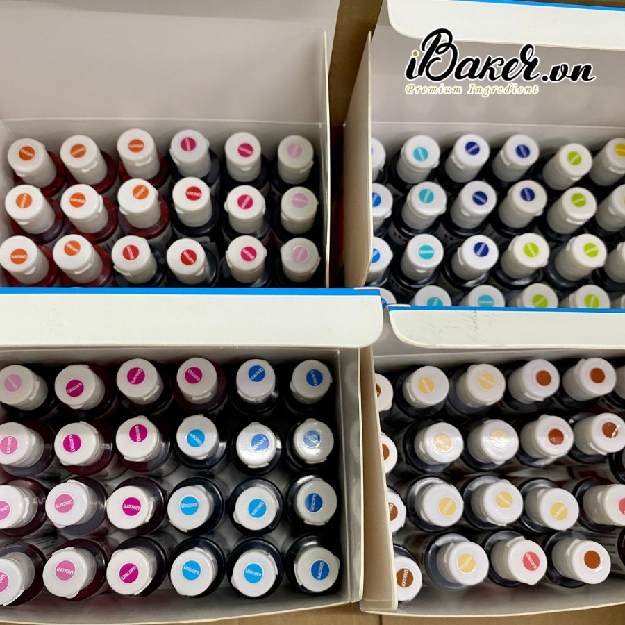 Màu thực phẩm, màu làm bánh/ Màu Gel Unicorn Color 28ml