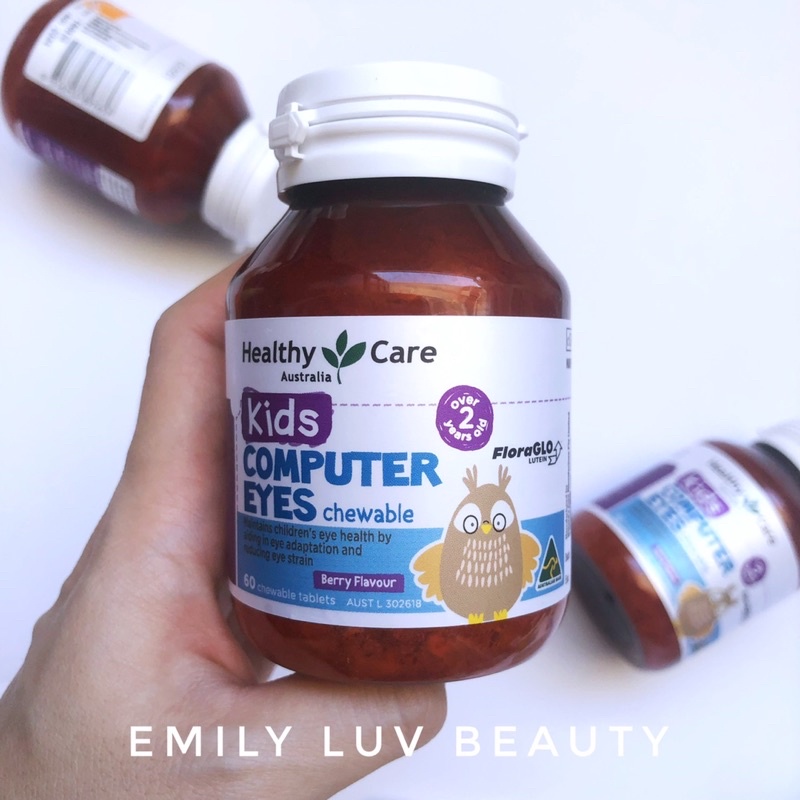 Viên nhai bổ mắt Healthy Care Computer Eyes cho bé 2 tuổi +
