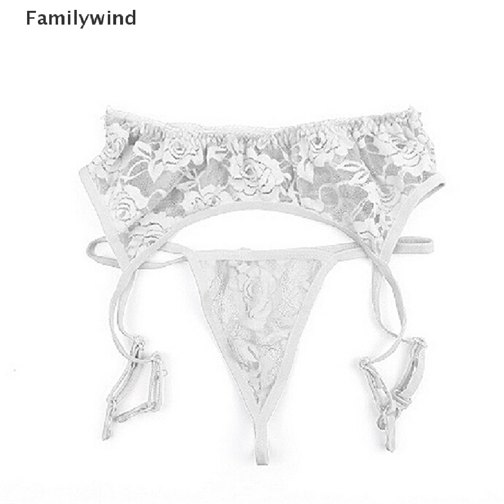 Set đai nịt tất + quần lót lọt khe thời trang quyến rũ cho nữ