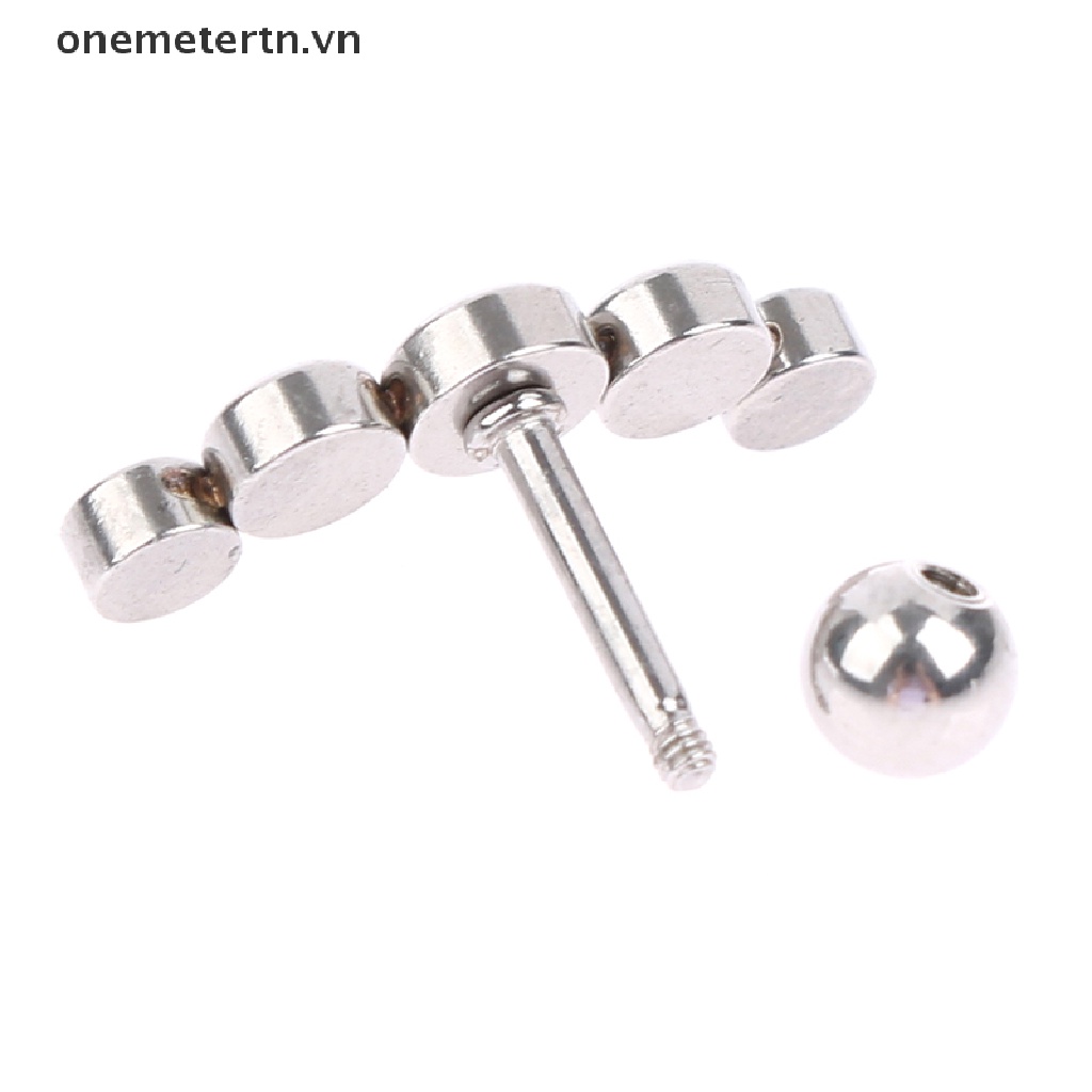 1 Khuyên Tai Đeo Sụn Tai Bằng Thép Không Gỉ
