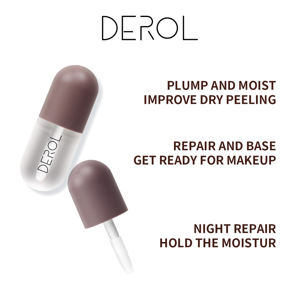 [ BUY 1 GET 1 GIFT]  Serum Dưỡng Môi Derol 5.5ml Chống Thấm Nước Cao Cấp