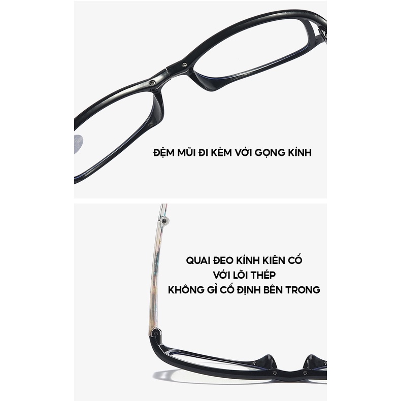 Kính Lão Dành Cho Người Viễn Thị Đọc Sách Có Thể Xếp Gọn Có Nhìu Độ Và Màu Hộp Đựng Bán Riêng LF-129