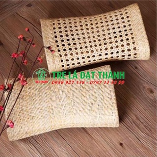 Gối mây, gối điều hoà thoáng khí mát da đầu , gối mây tre đẹp phong cách vintage