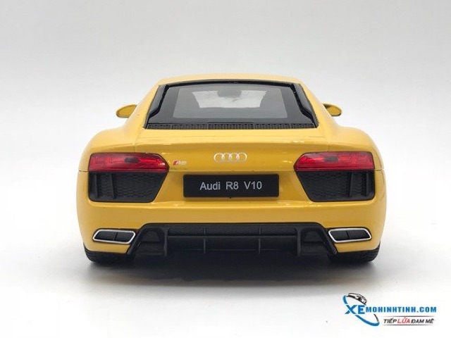 Xe Mô Hình Audi R8 V10 1:18 Welly Nex (Vàng)