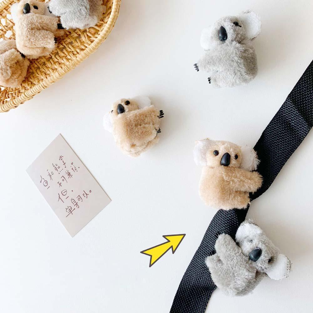 Kẹp Tóc Hình Gấu Koala Nhồi Bông Dễ Thương Nhiều Màu Sắc Phong Cách Hàn Quốc Cho Nữ
