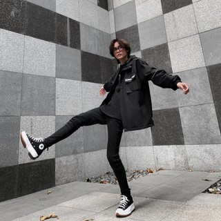 Áo khoác dù DUPPO PLANET JACKET viền phản quang độc đáo