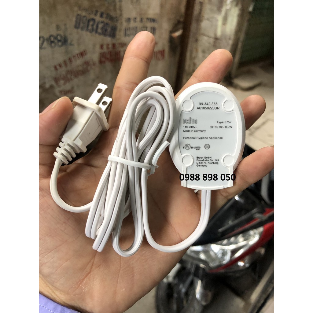 sạc braun oral b 3757 bàn chải đánh răng điện