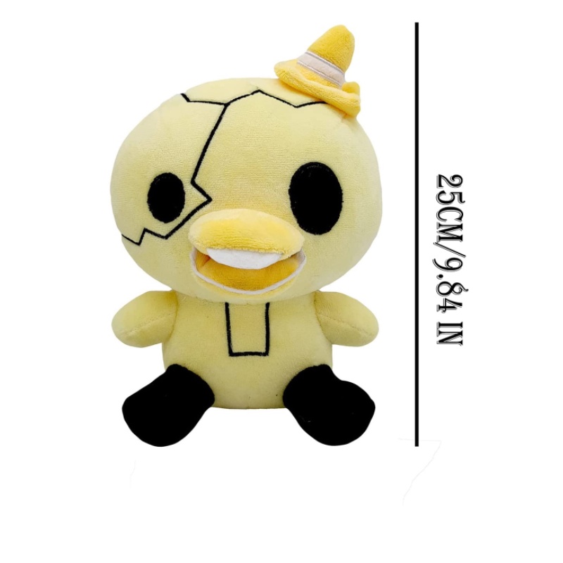 Đồ chơi nhồi bông Hình Vịt Mềm Mại Màu Tối Cho Bé