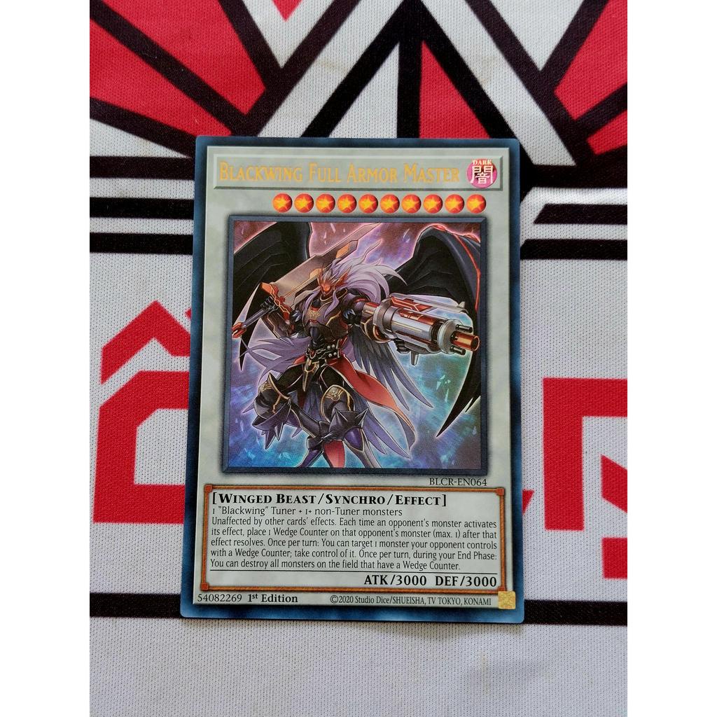 Thẻ Bài Yugioh Monster Blackwing Full Armor Master - BLCR-EN064 - Ultra