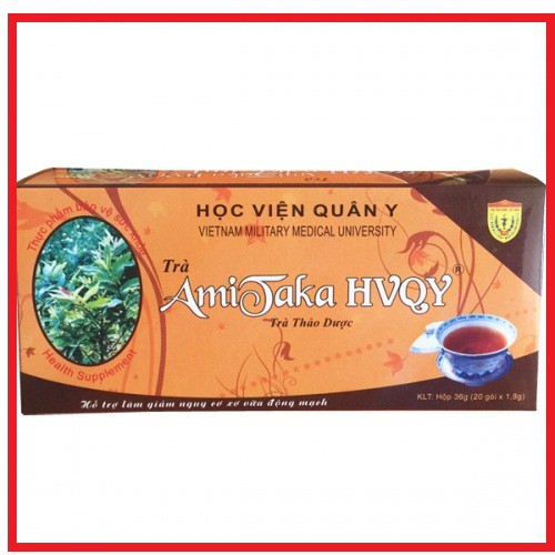 Trà Amitaka (tên cũ Tanaka) Học viện quân y -Trà thảo dược - Điều hòa huyết áp - Ăn ngủ tốt
