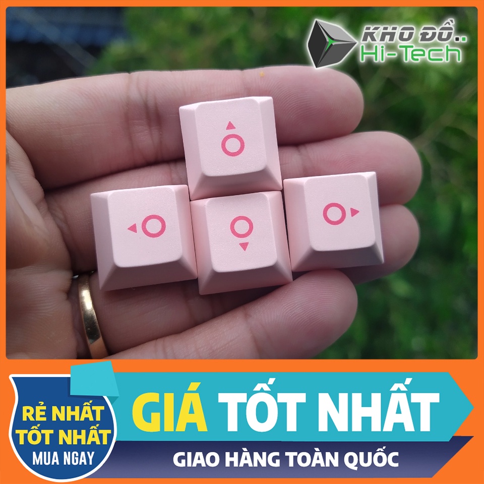 Nút keycap MACAROON lẻ 💖 𝘍𝘳𝘦𝘦𝘴𝘩𝘪𝘱 💖 màu dễ thương  cho bàn phím cơ - Cherry profile, nhựa PBT dye-sub dày dặn