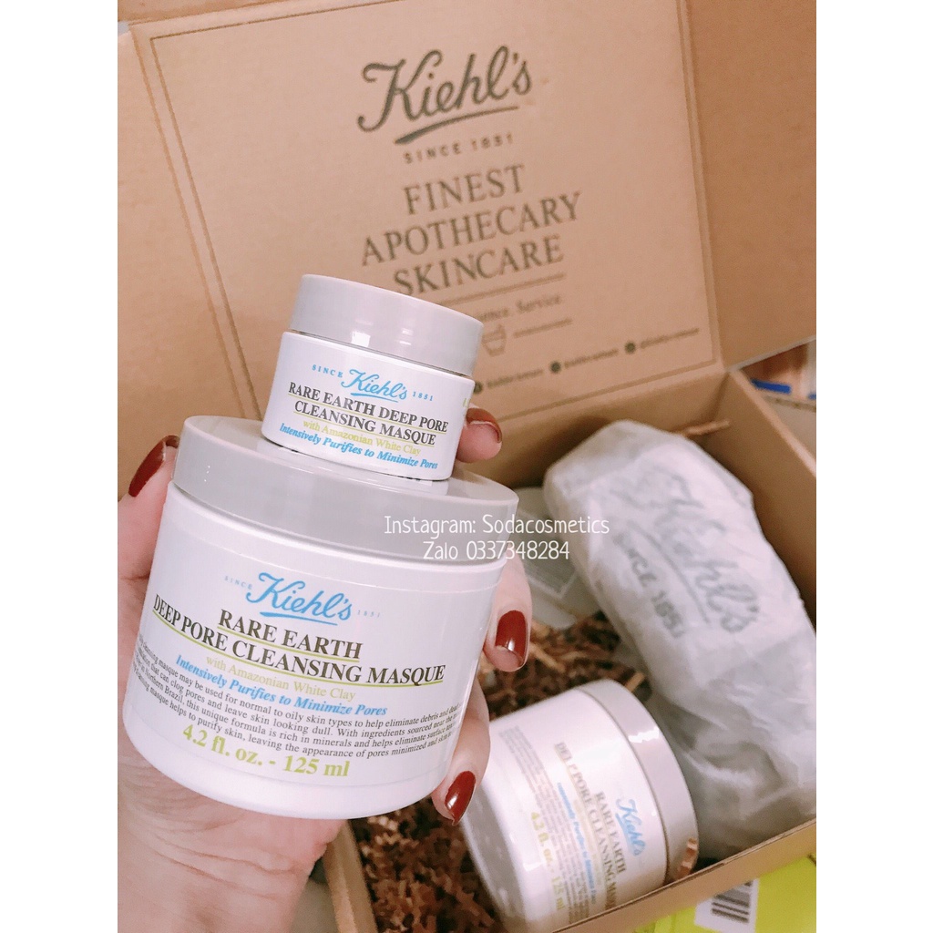 Mặt Nạ Đất Sét Se Lỗ Chân Lông Giảm Mụn Cho Da Dầu FULLSIZE 125ML