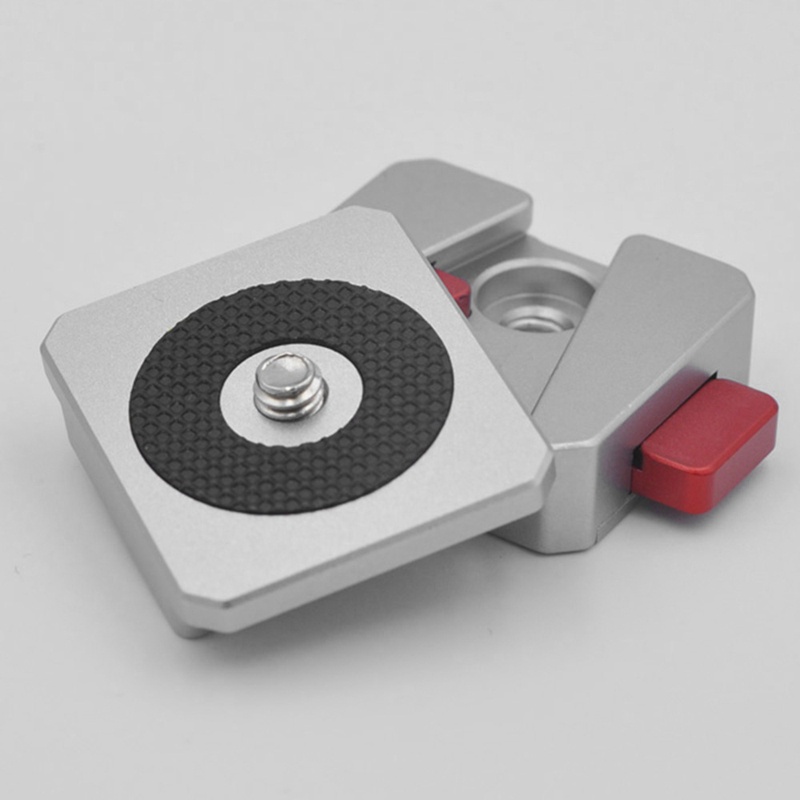 Tấm Chuyển Đổi Tháo Lắp Nhanh Đa Năng Với Lỗ Vít 1 / 4in Phù Hợp Với Tất Cả PTZ Và Camera Màu Đen