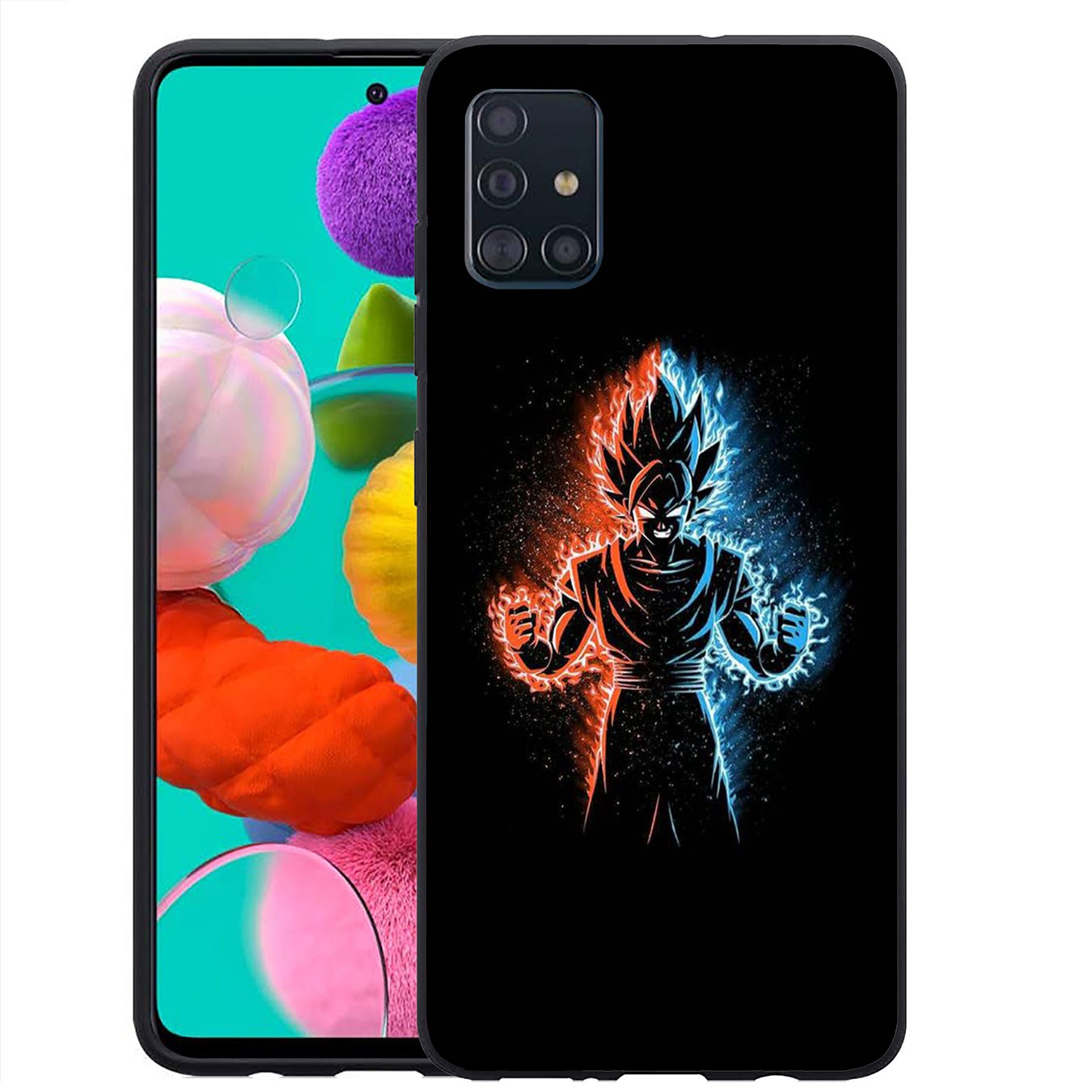 Samsung Galaxy A9 A8 A7 A6 Plus J8 2018 + A21S A70 M20 A6+ A8+ 6Plus Casing Soft Silicone Dragon Ball goku Phone Case