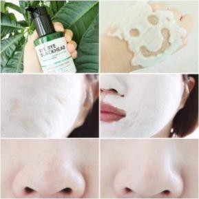 Sữa Rửa Mặt Sủi Bọt Loại Bỏ Mụn Đầu Đen Some By Mi Bye Bye Blackhead 30 Days Miracle Green Tea Tox Bubble Cleanser 120g