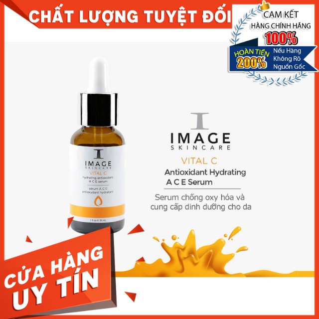 [HÀNG NHẬP KHẨU] Serum Chống Oxy Hóa Và Cung Cấp Dinh Dưỡng Cho Da Image Skincare VITAL C Hydrating Antioxidant ACE 30ml