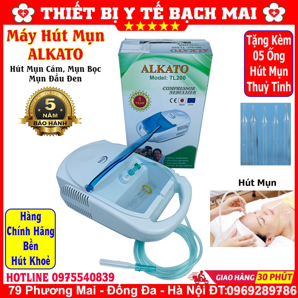 Máy Hút Mụn Spa ALKATO [Chính Hãng, Bảo Hành 05 Năm, Hút Khoẻ, Bền]