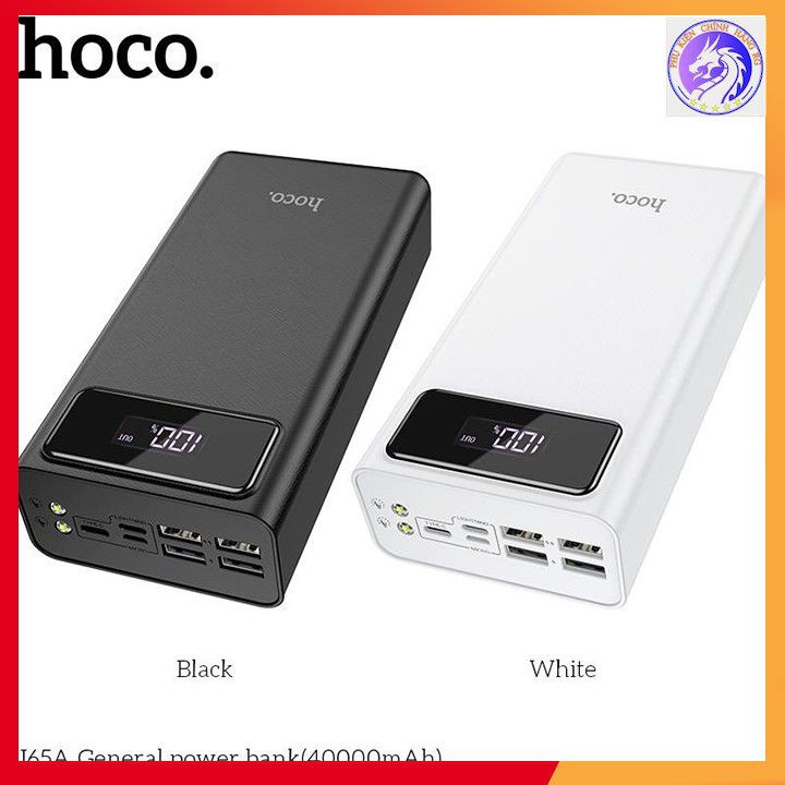 Pin Sạc Dự Phòng Chính Hãng Hoco J65A 40.000 Mah 4 Cổng USB 2.0A Có Đèn Led - Pin Trâu - Siêu Khủng